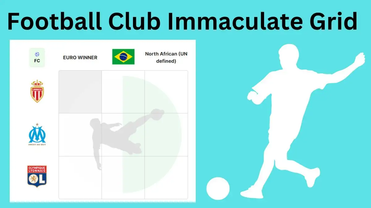 Which players who have played for AS Monaco have also been part of a EURO-winning national team? Football Club Immaculate Grid answers February 10 2024