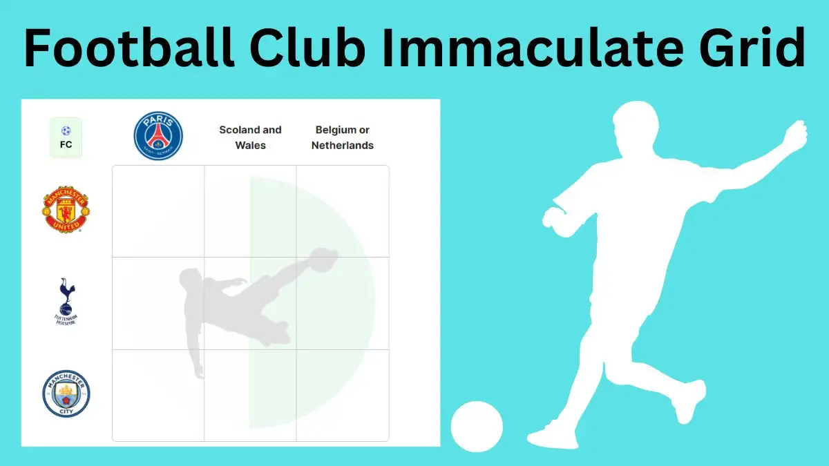 Which player who has played for both Manchester City F.C. and Paris Saint-Germain F.C.? Football Club Immaculate Grid answers February 08 2024