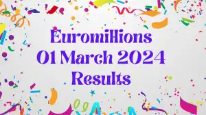 Euromillions Friday Results 01 March 2024 - Check Here