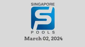 Singapore Pools Results 4D Today March 02, 2024